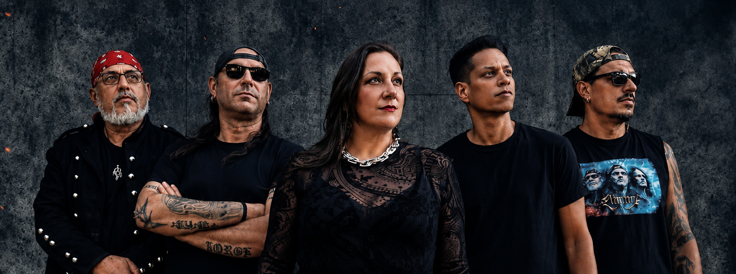 Integrantes de ETHERNAL, banda de heavy metal de Logroño